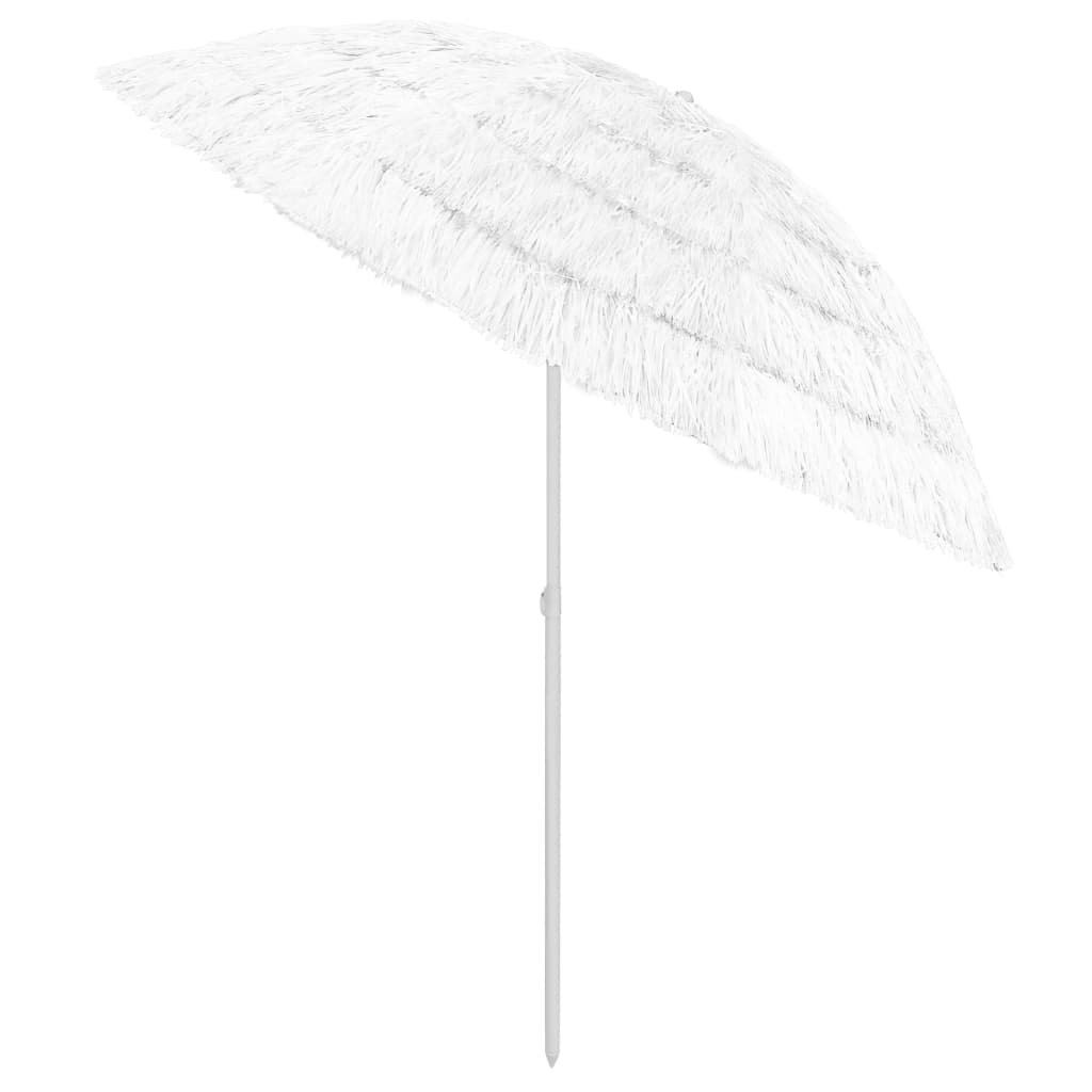 Hawaii Sonnenschirm Weiß 240 cm Abisko