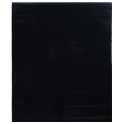 Fensterfolie Statisch Matt Schwarz 60x500 cm PVC